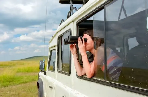 Kenya safari binoculars