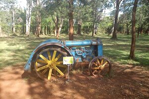 Old tractor at Karen Blixen Museum Nairobi