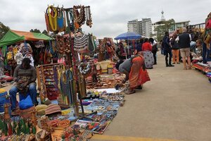 Maasai Market in Nairobi Kenya - vibrant local crafts