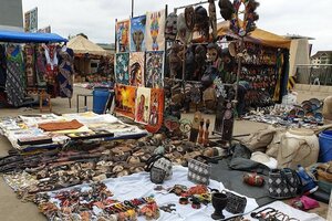 Beautiful local crafts at Maasai Market Nairobi