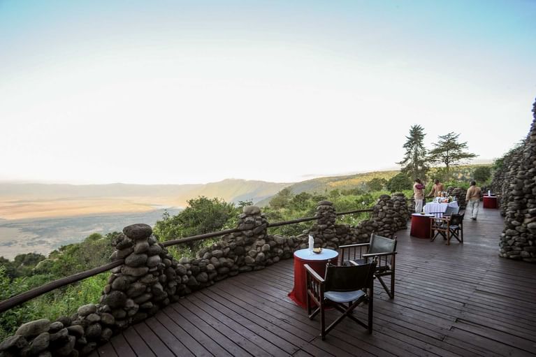 perfect and luxury stay at Serena lodge with view of the crater