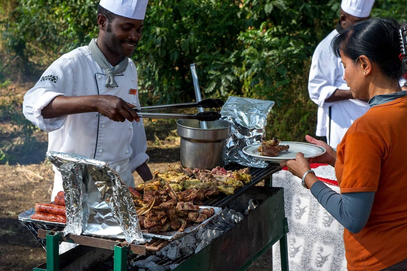 Lunch at Ngorongoro Crater floor